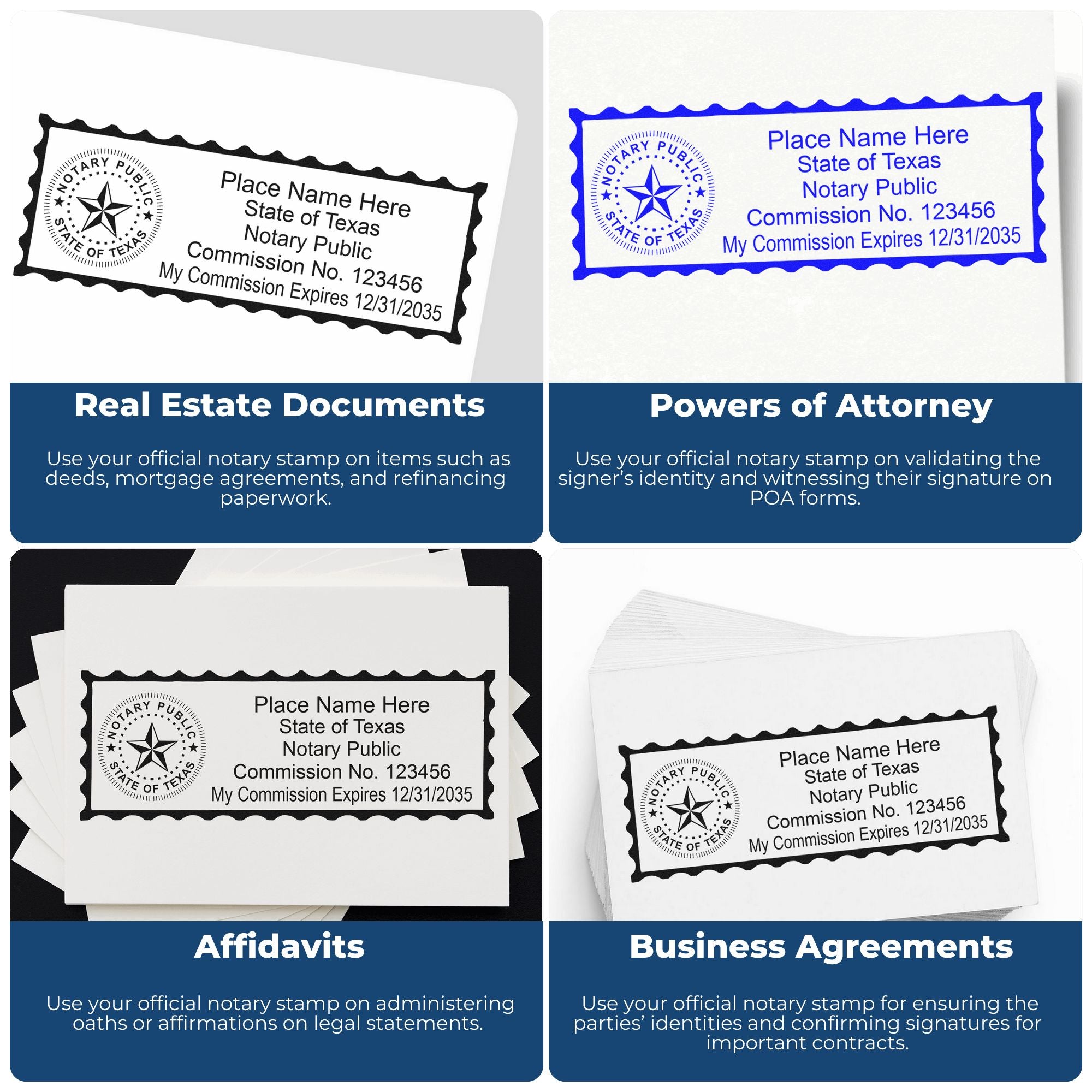 Texas Notary Stamp and Seal Value Kit - Engineer Seal Stamps