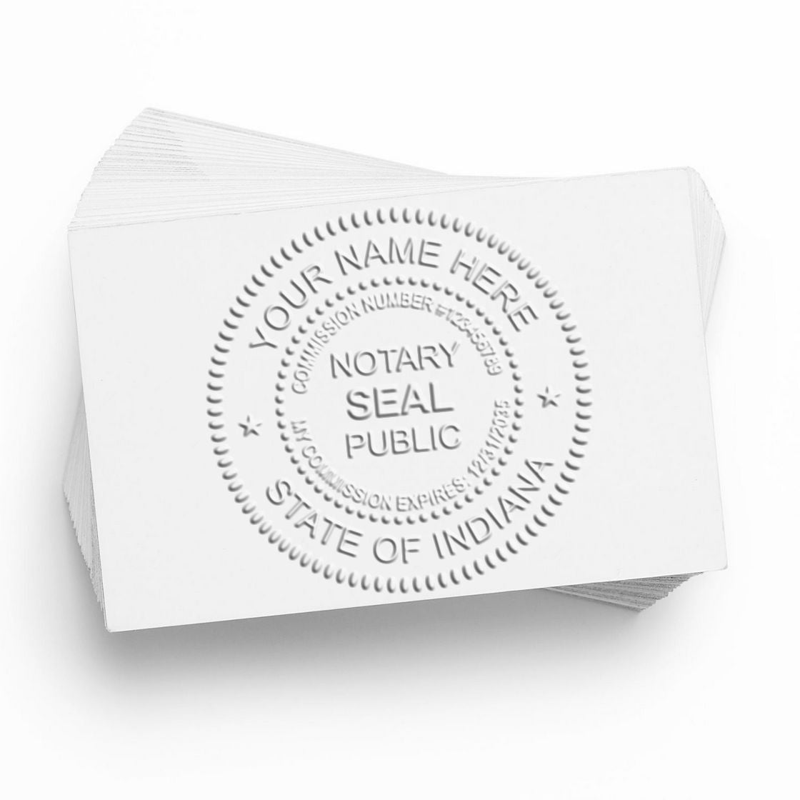 Portable IN Notary Seal and Stamp Kit for Indiana Notary - Engineer Seal Stamps