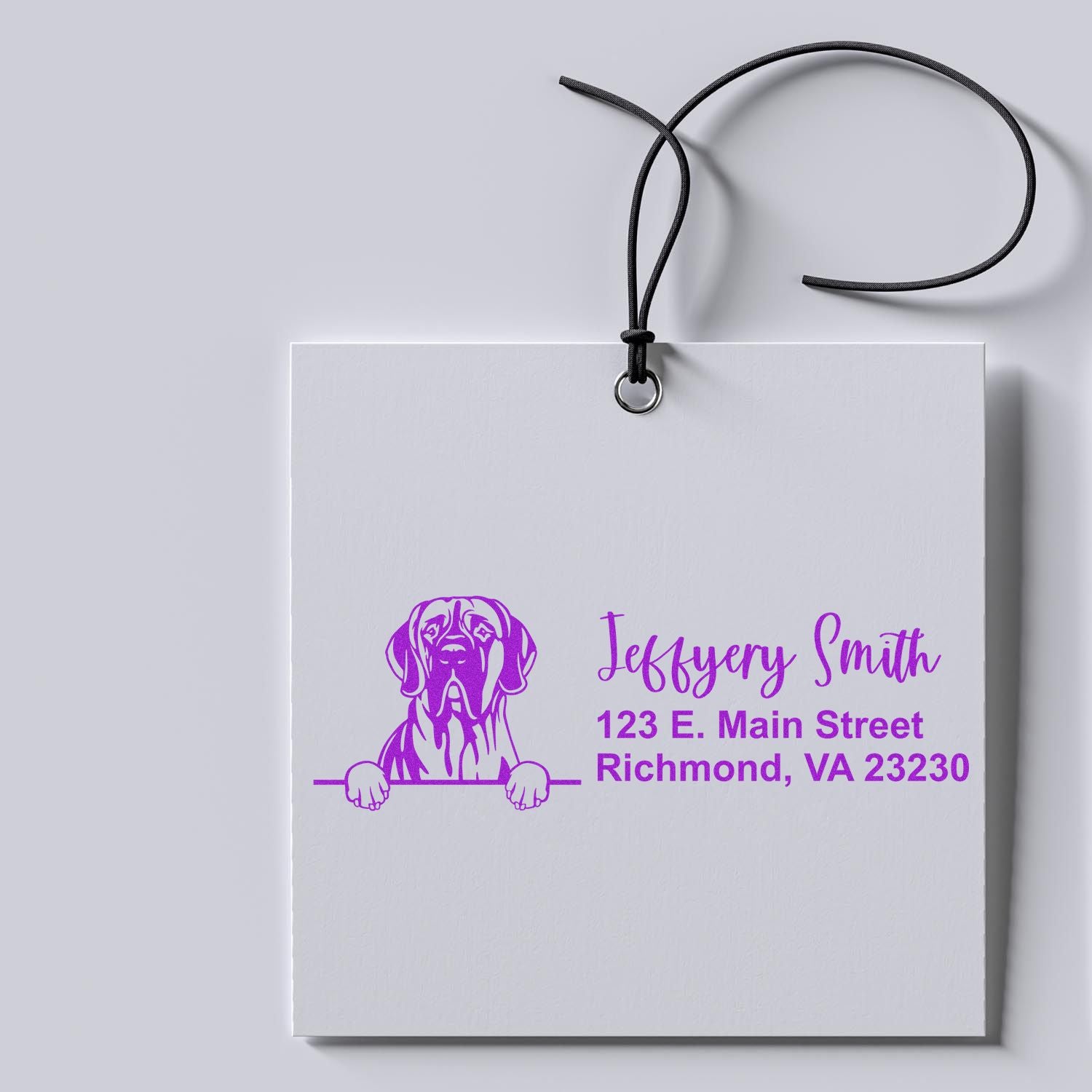 Slim Great Dane Pre-Inked Customized Stamp - Engineer Seal Stamps