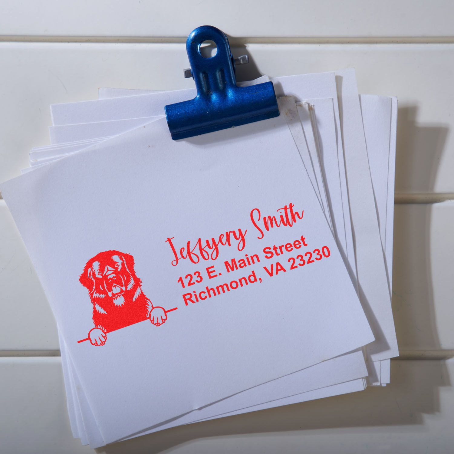 Slim Newfoundland Pre-Inked Customized Stamp - Engineer Seal Stamps