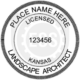 Kansas Landscape Architect Seal Setup