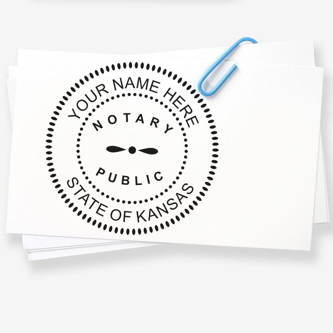 Notary Stamp and Seal for Kansas Bundle Kit - Engineer Seal Stamps