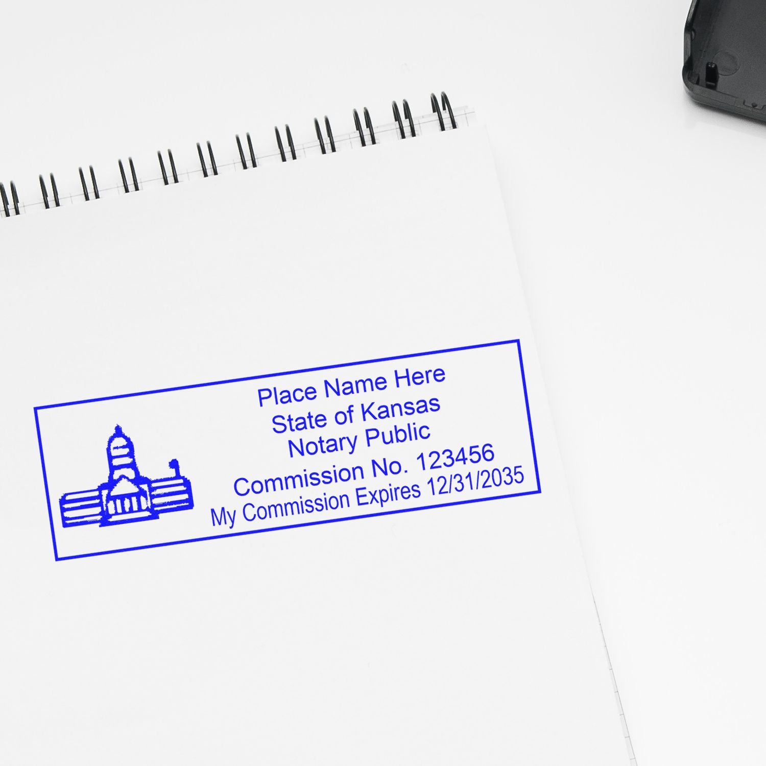 Notary Seal KS and Notary Stamp Kansas Bundle Kit - Engineer Seal Stamps