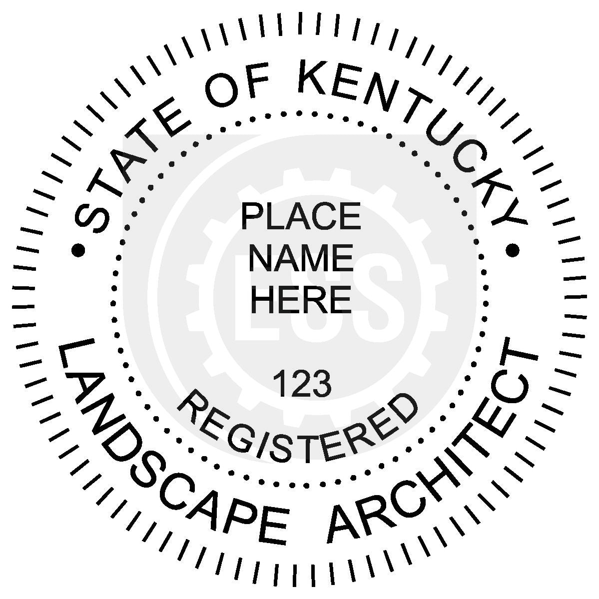 Kentucky Landscape Architect Seal Setup