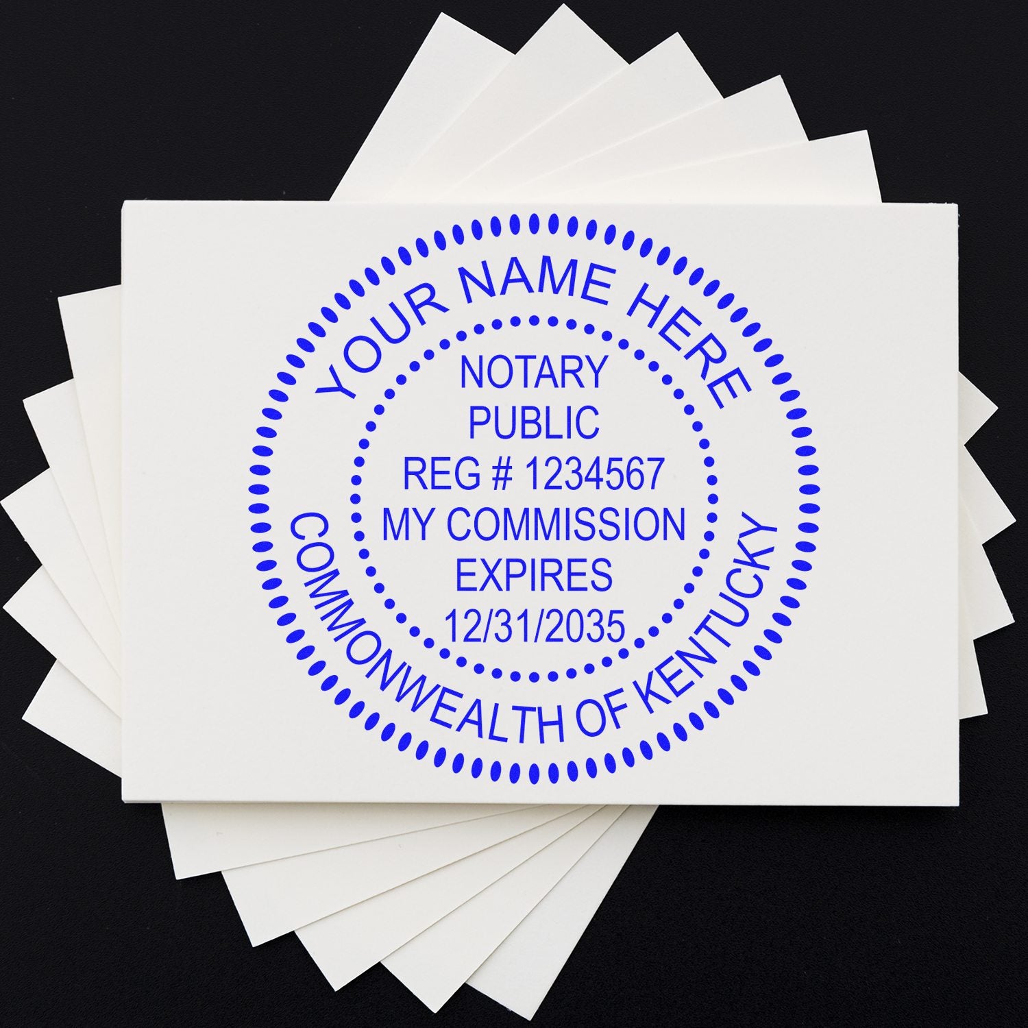 Kentucky MaxLight Notary Stamp and Seal Kit - Engineer Seal Stamps