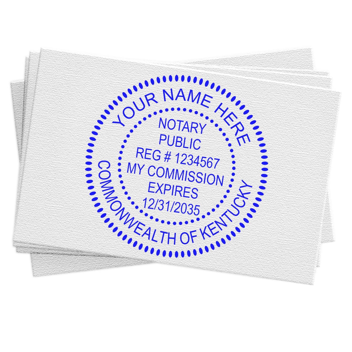 Kentucky Soft Notary Supply Kit with Stamp and Notary Seal