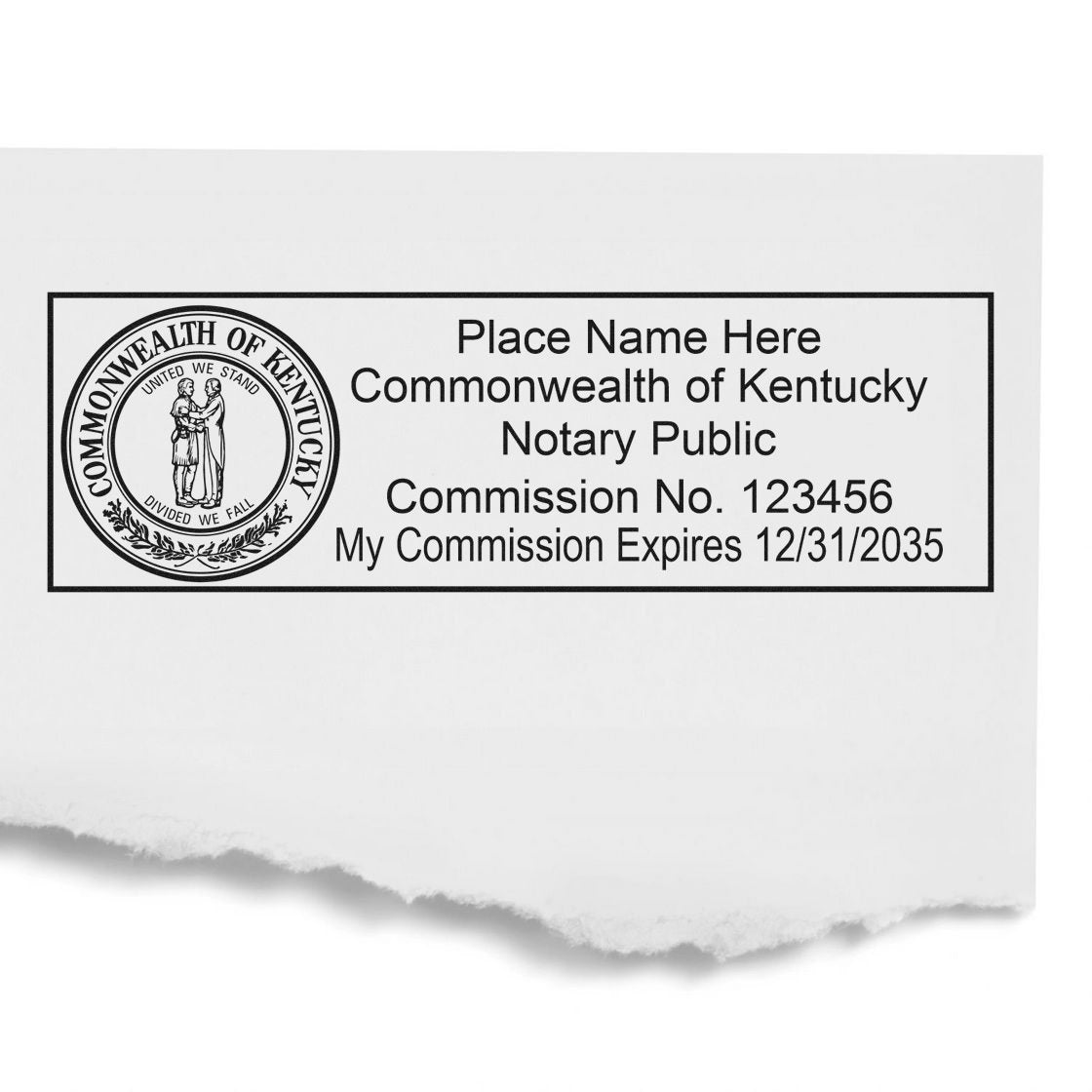 Kentucky Notary Kit with Notary Slim Stamps - Engineer Seal Stamps