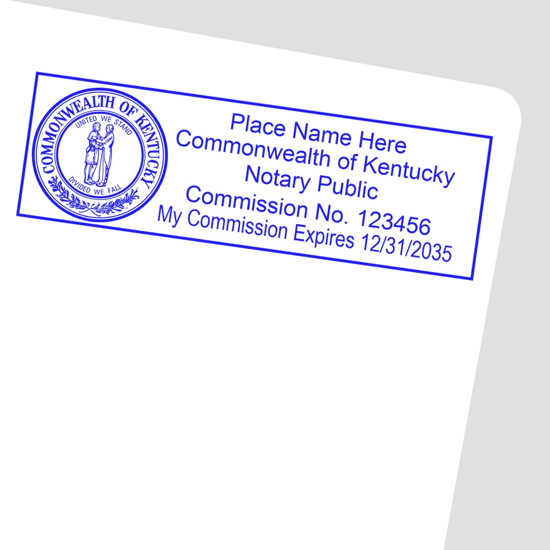 MaxLight Pre-Inked Notary Stamp Package for Kentucky - Engineer Seal Stamps