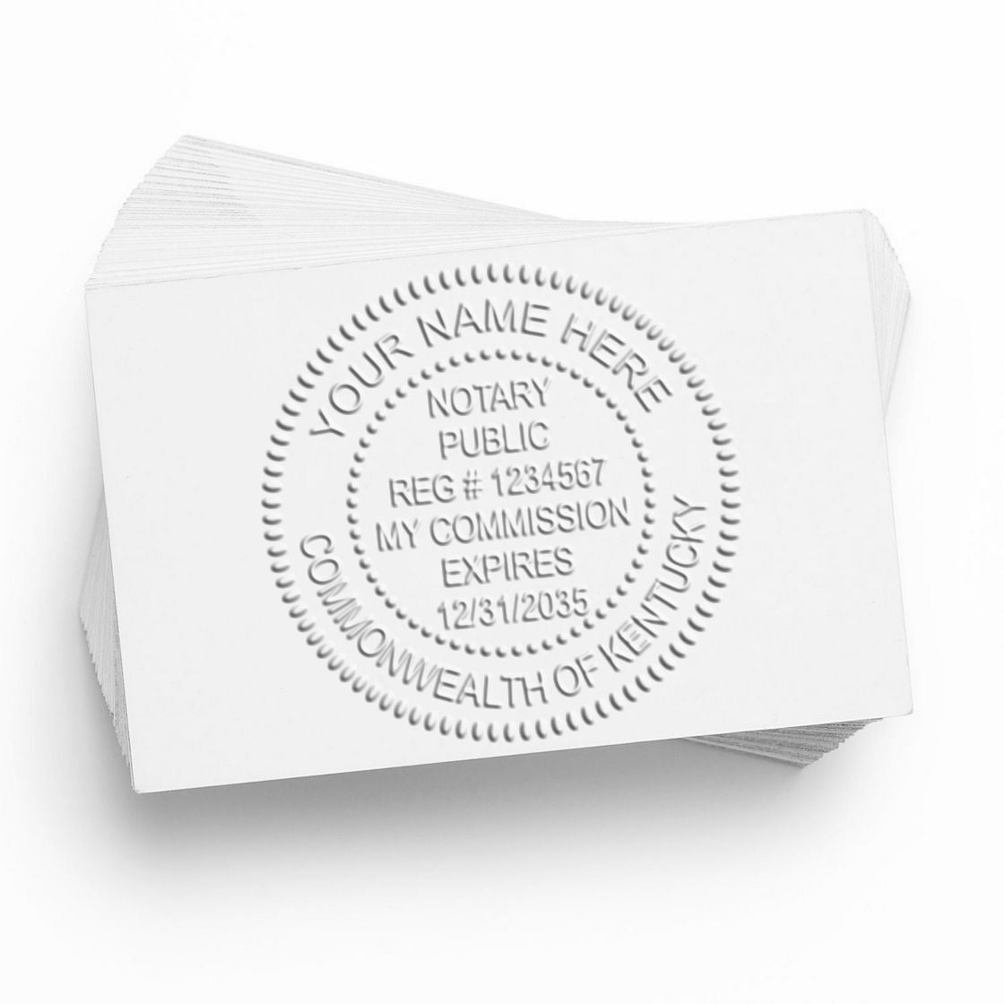 Kentucky Notary Supplies with Kentucky Notary Seal and Rubber Stamp Bundle Kit - Engineer Seal Stamps