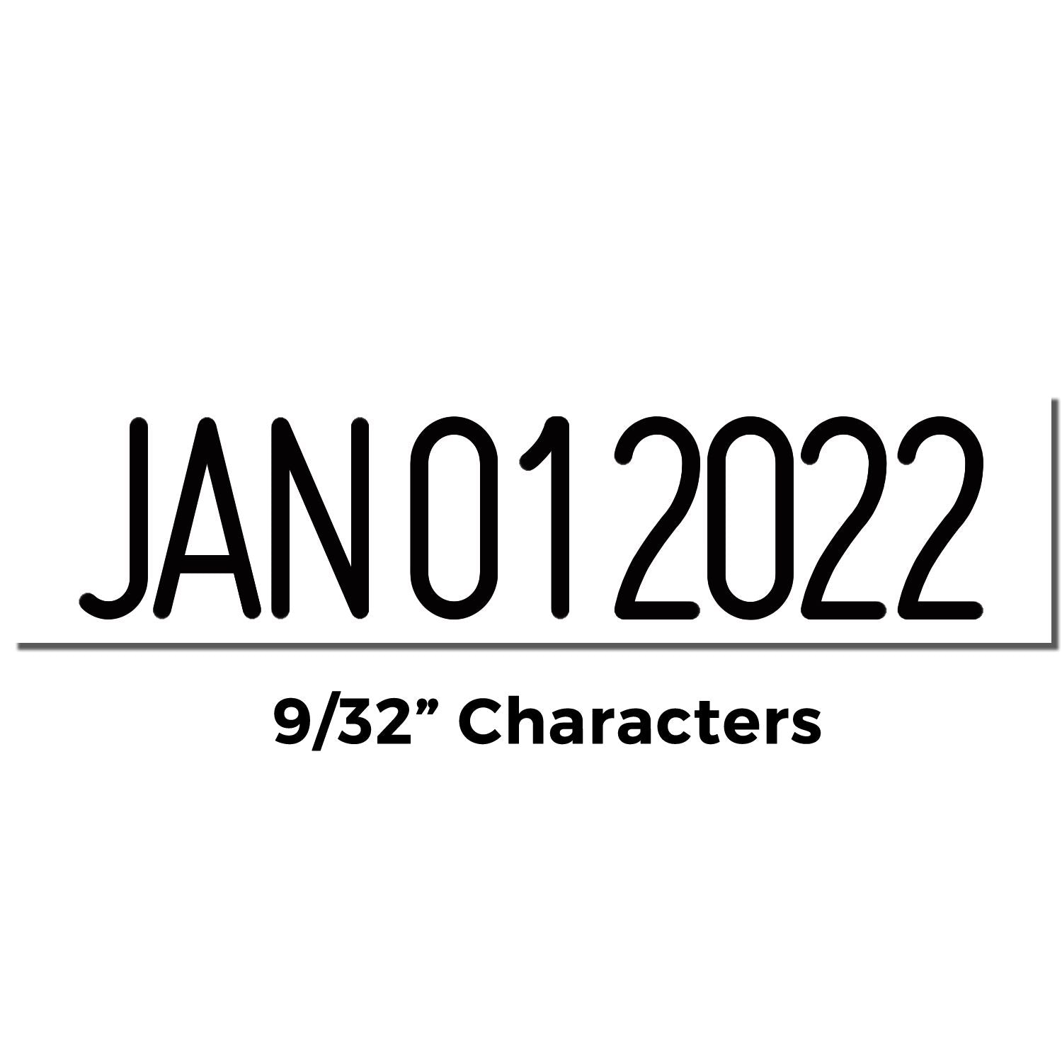Date Stamp Size 3/16 Characters - Engineer Seal Stamps