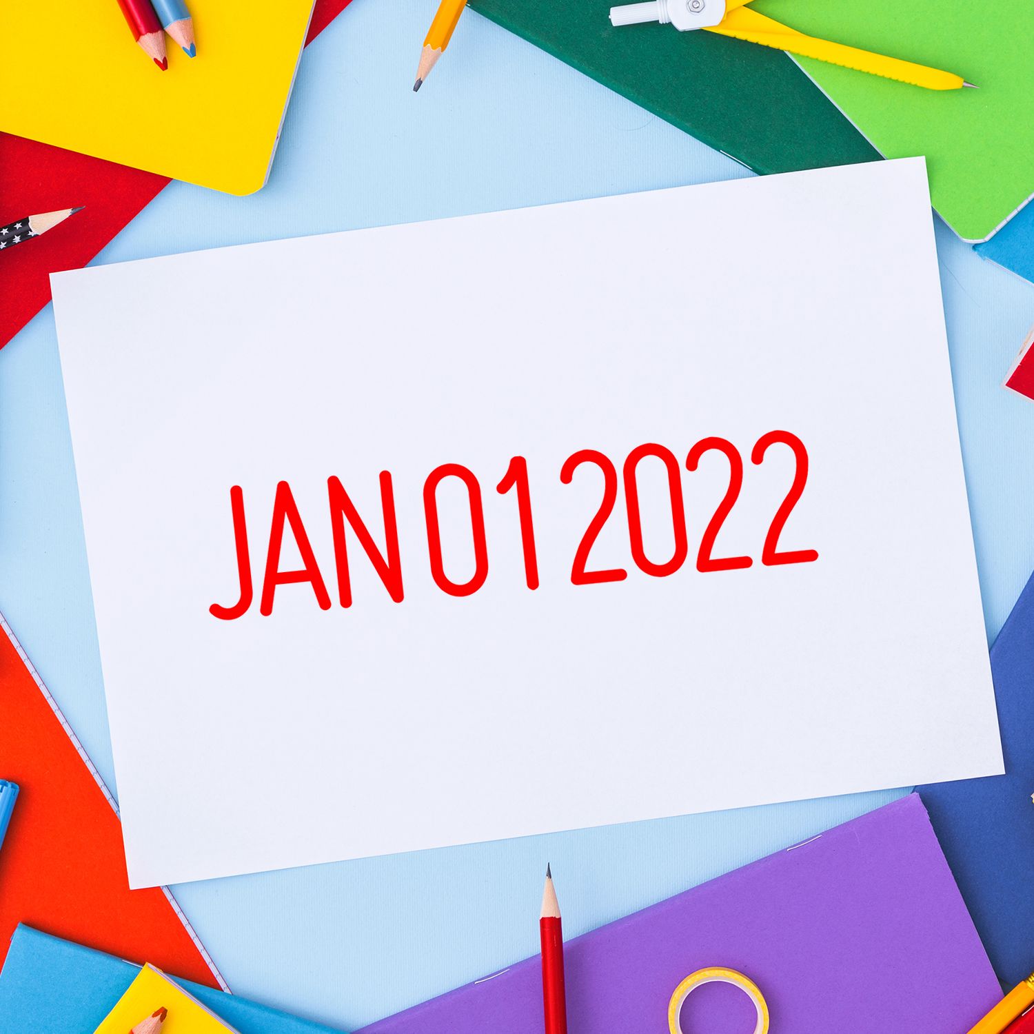 Date Stamp Size 3/8 Characters - Engineer Seal Stamps