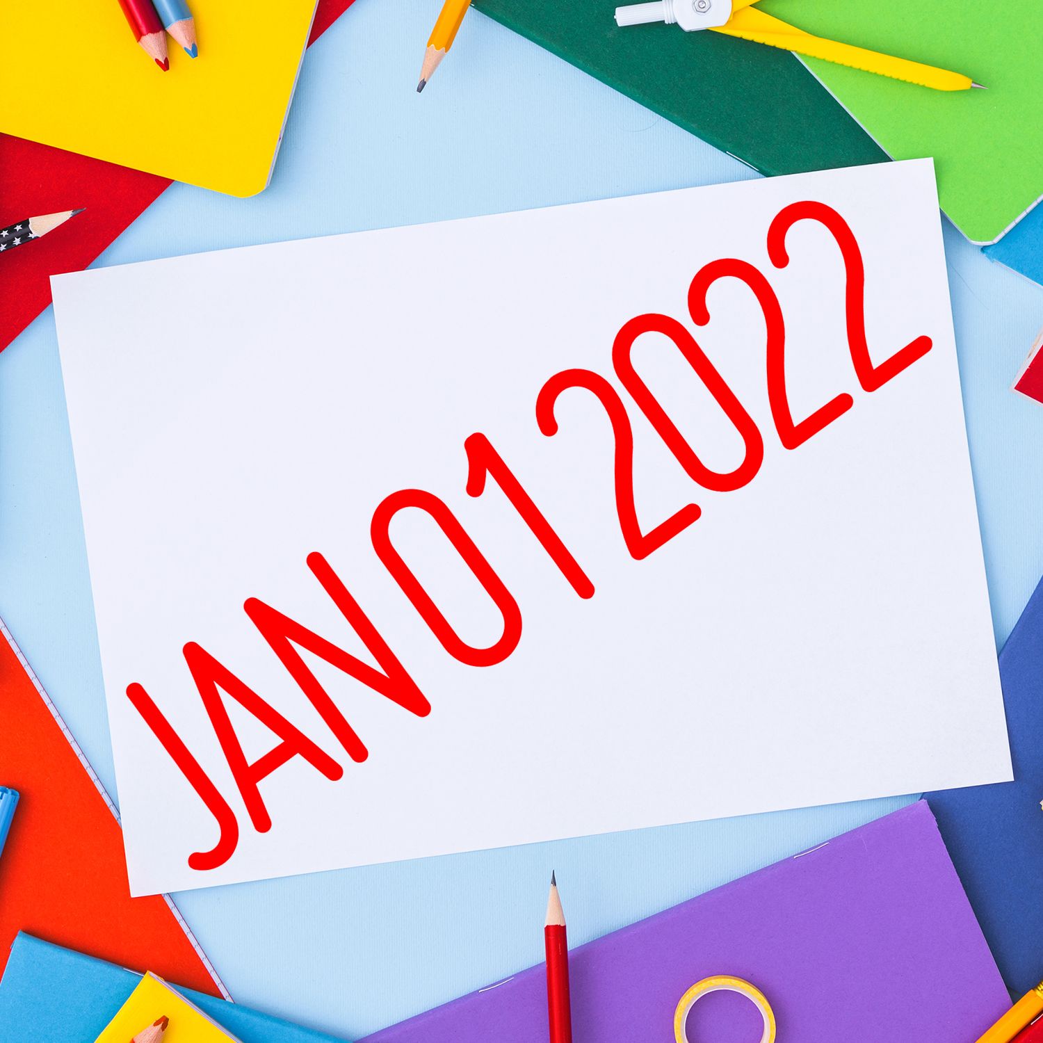 Extra Large Date Stamp Size 5/8 Characters - Engineer Seal Stamps