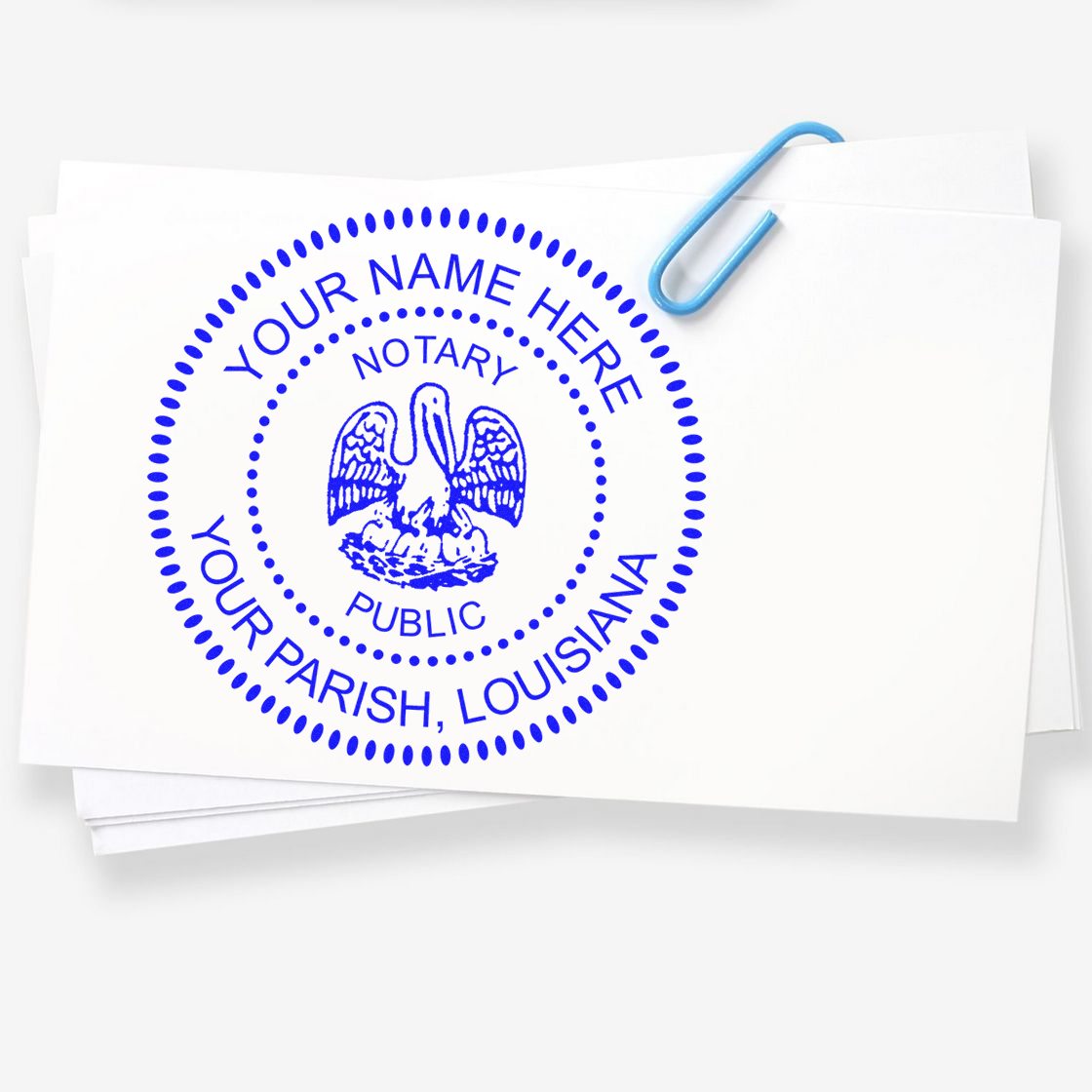Louisiana Notary Supplies with Louisiana Notary Seal and Rubber Stamp Bundle Kit - Engineer Seal Stamps