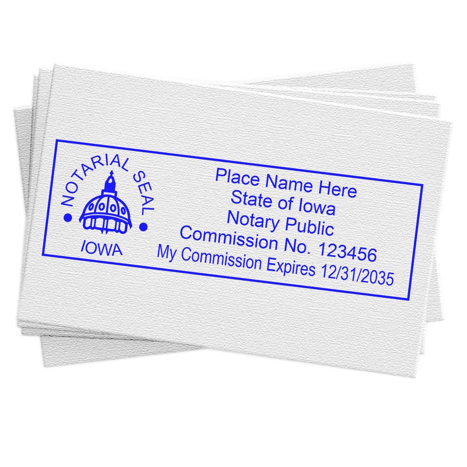 Rectangular MaxLight Notary Stamp LA and Louisiana Notary Public Desk Seal Embosser Kit - Engineer Seal Stamps