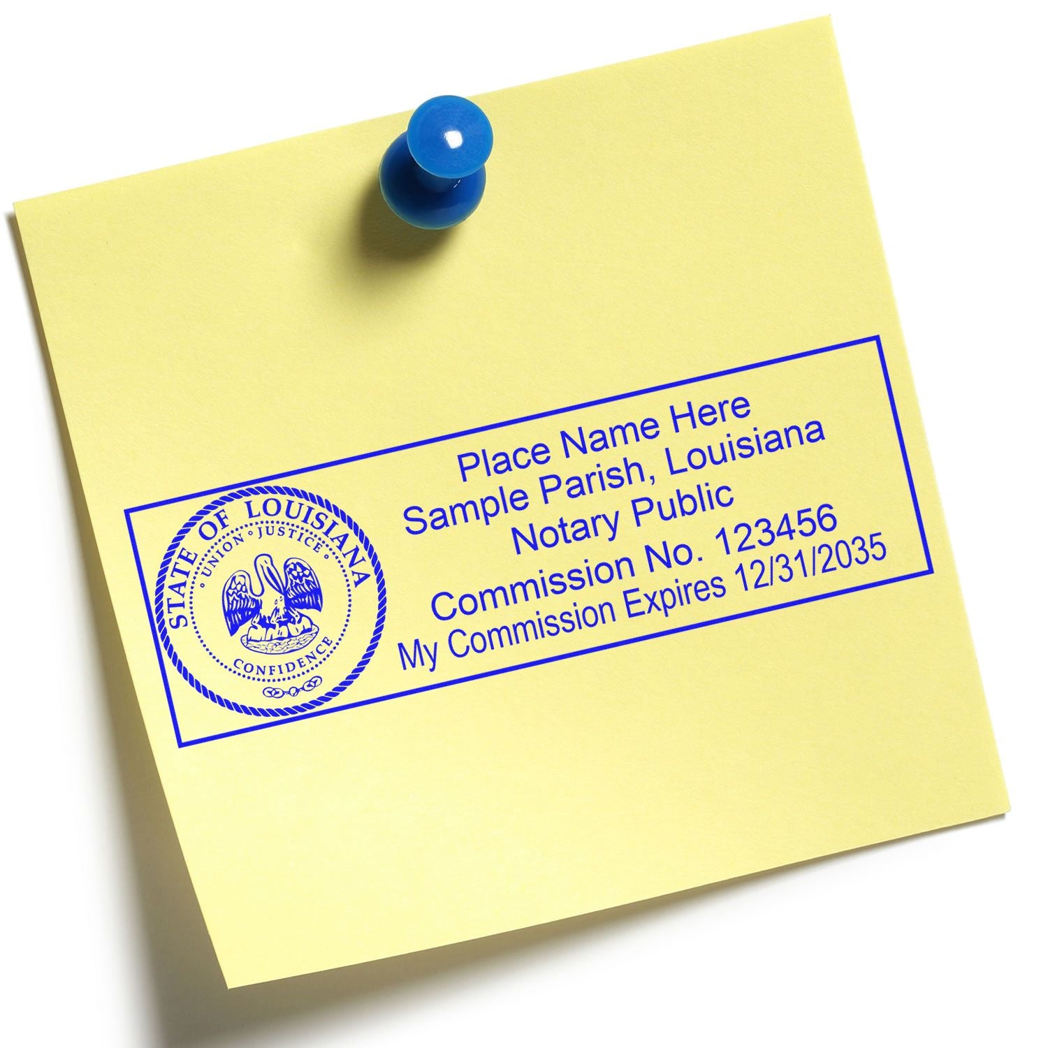 Louisiana Notary Public Kit with Rubber Stamps - Engineer Seal Stamps