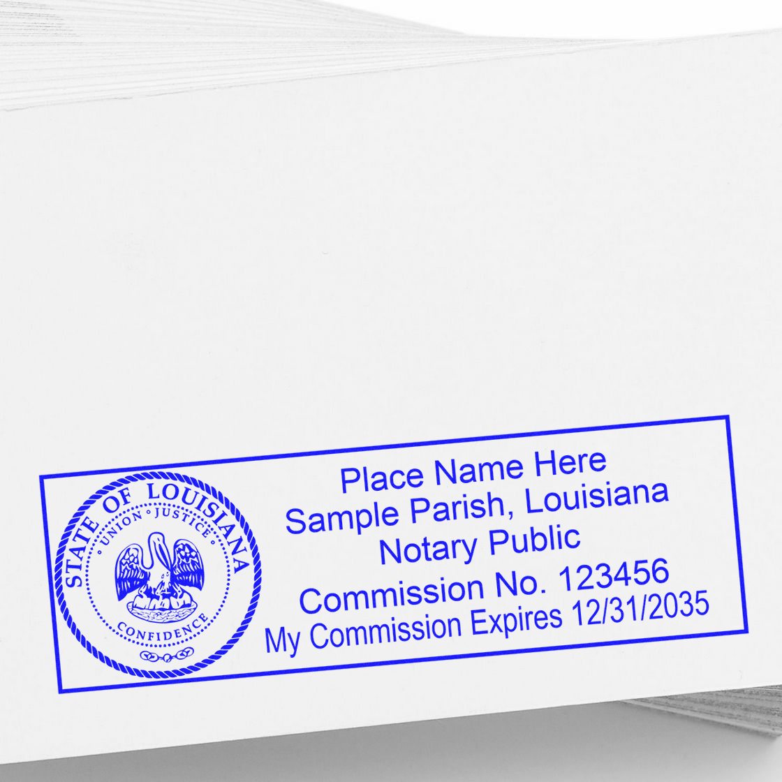 MaxLight Pre-Inked Notary Stamp Package for Louisiana - Engineer Seal Stamps