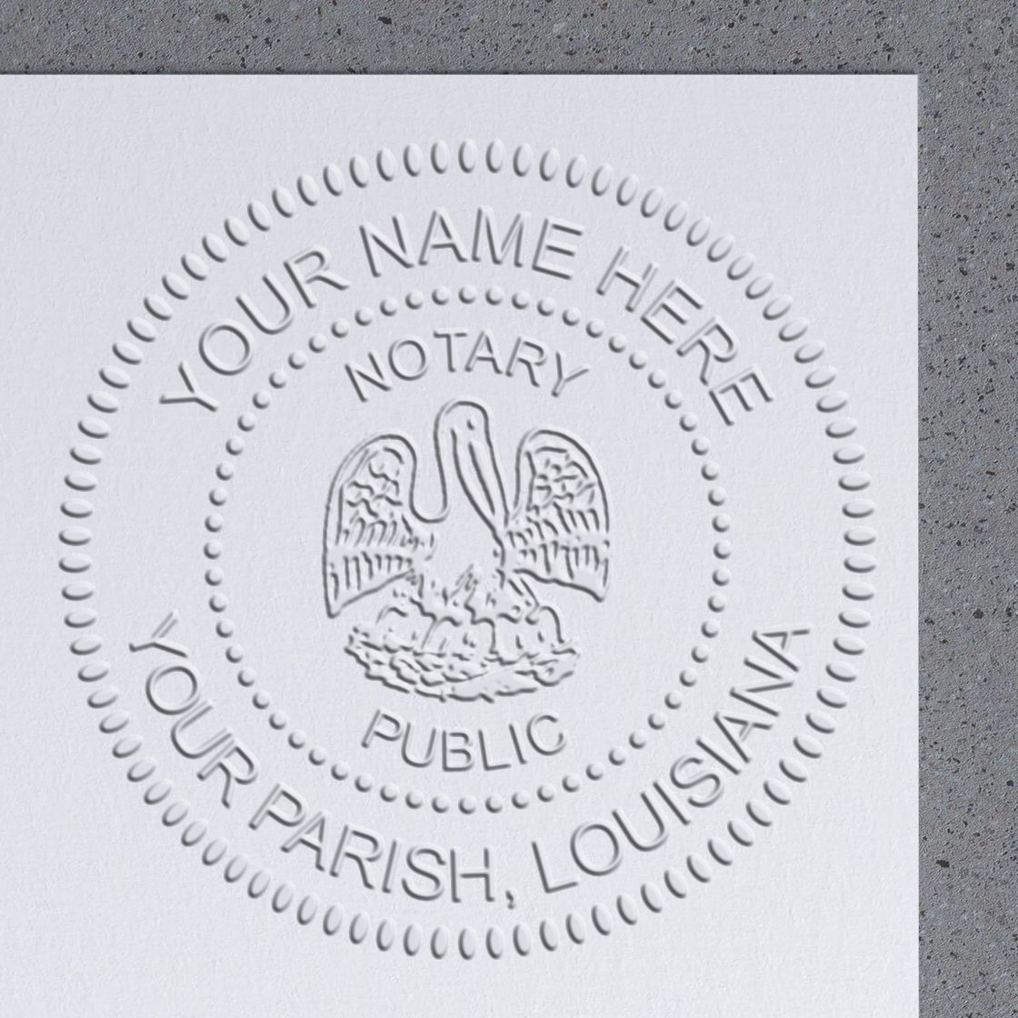 LA Notary Seal and LA Notary Stamp Kit for Louisiana Notaries - Engineer Seal Stamps