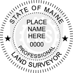 Maine Land Surveyor Seal Setup
