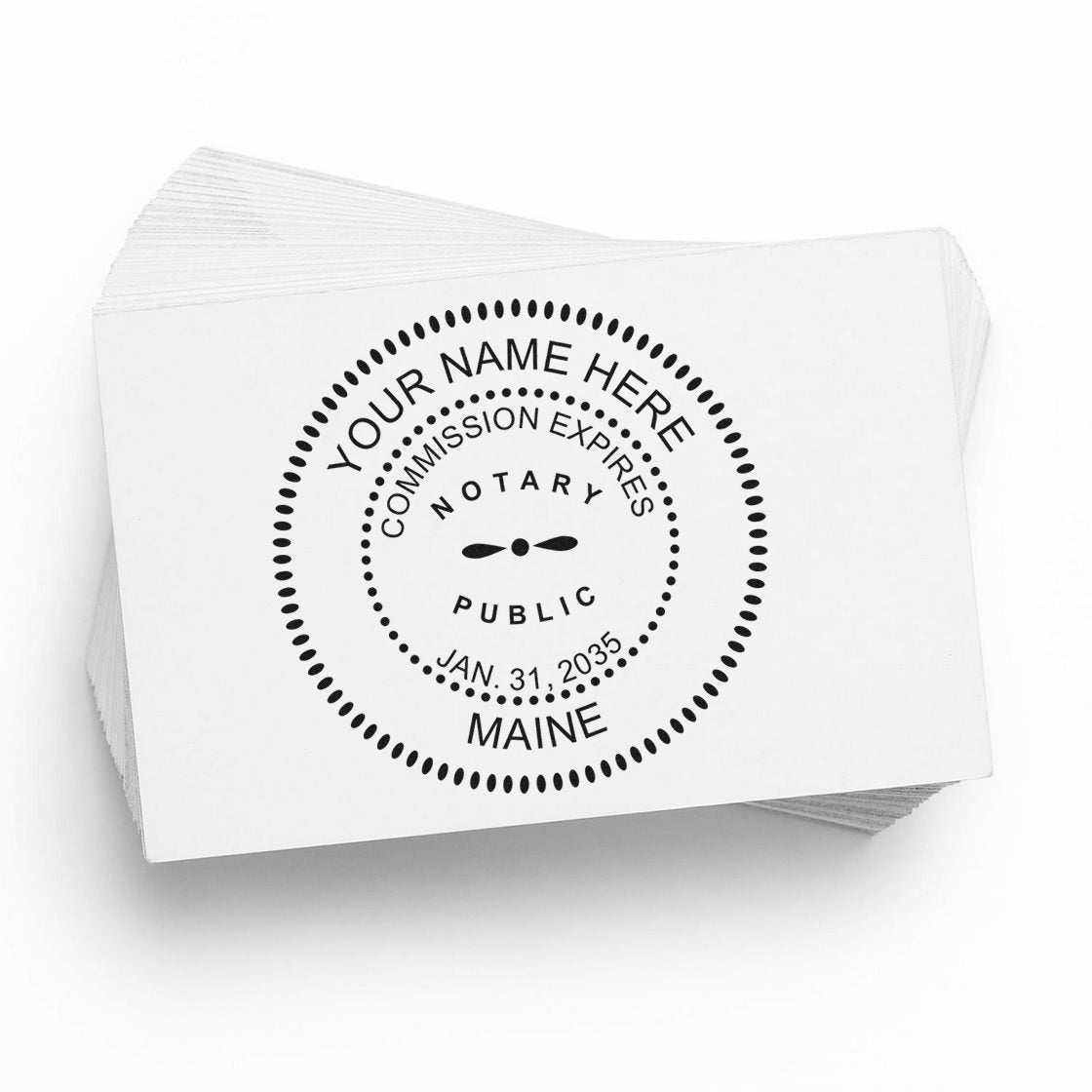 Notary Stamp and Seal for Maine Bundle Kit - Engineer Seal Stamps