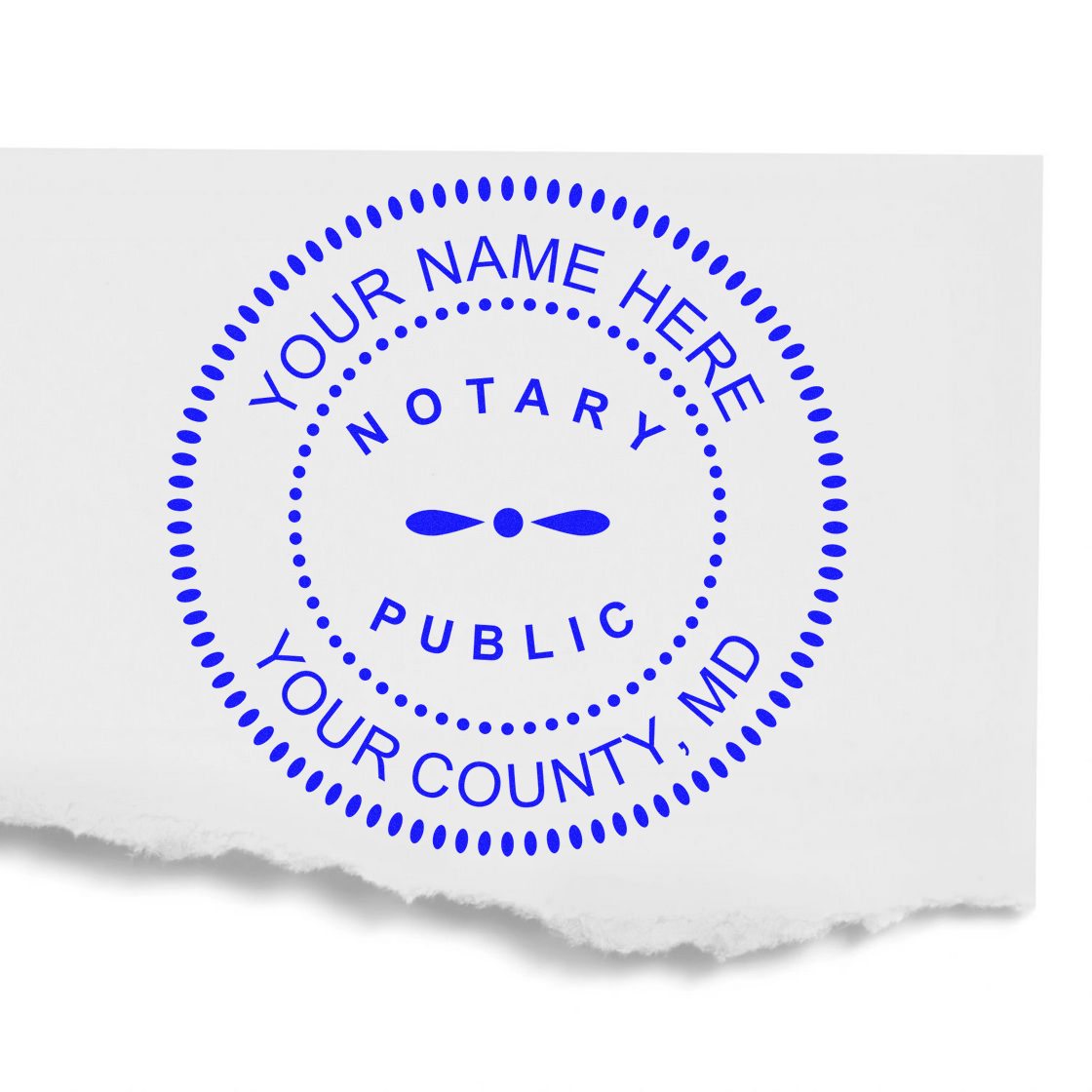 Maryland Hybrid Notary Seal and MD Round Notary Stamp - Engineer Seal Stamps