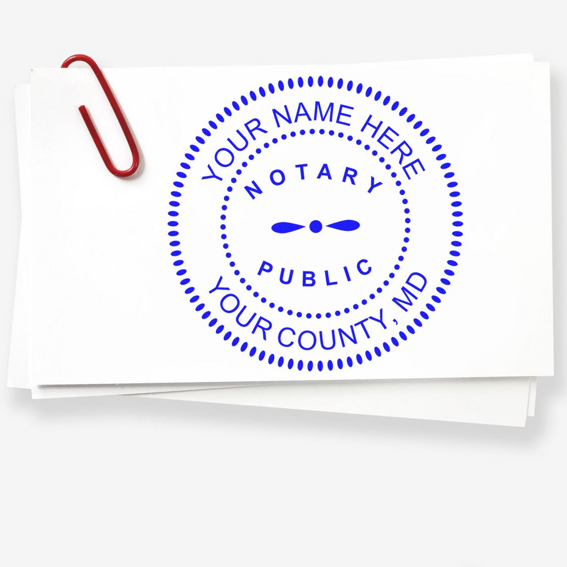 Maryland Soft Notary Supply Kit with Stamp and Notary Seal