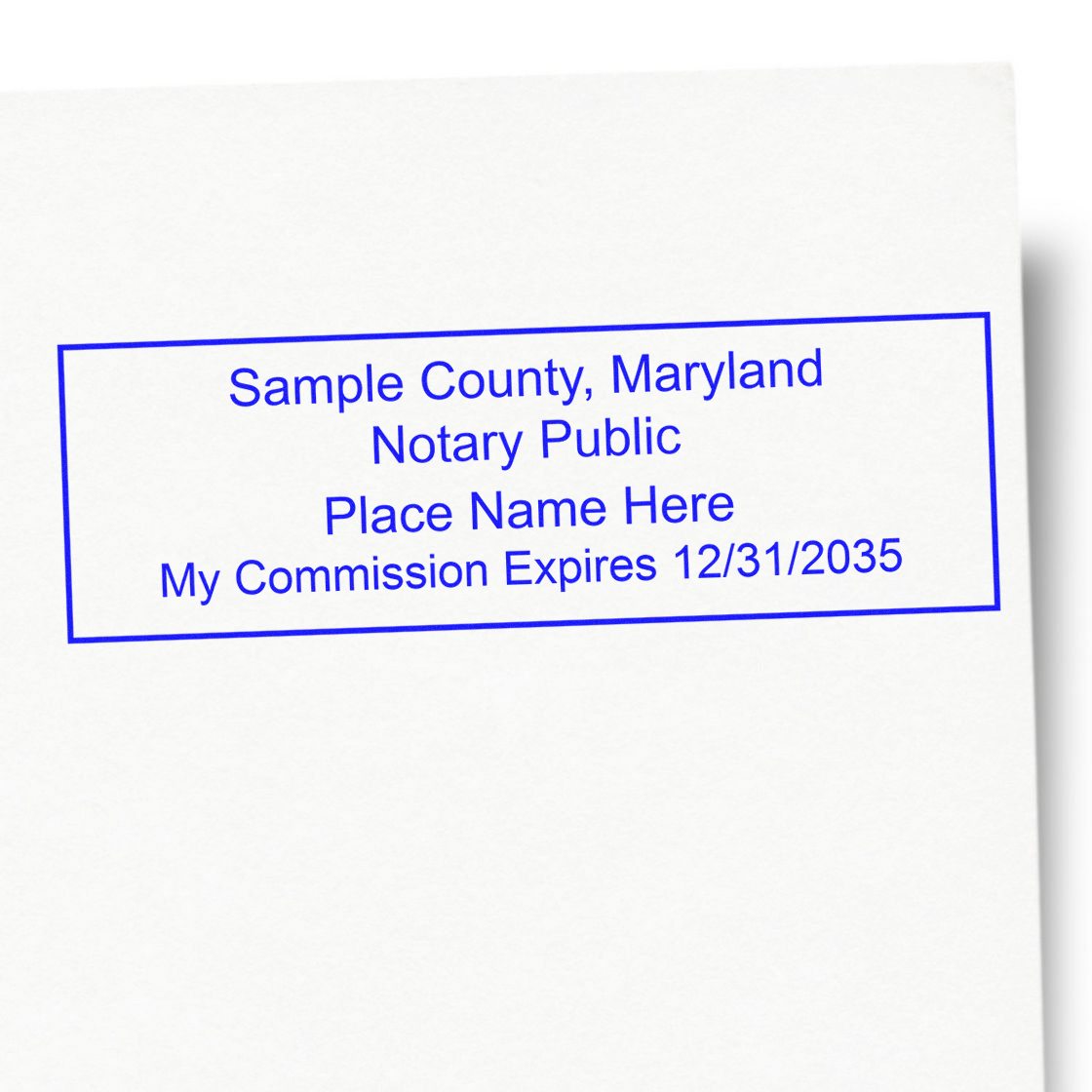 Maryland Self Inking Notary Starter Kit - Engineer Seal Stamps
