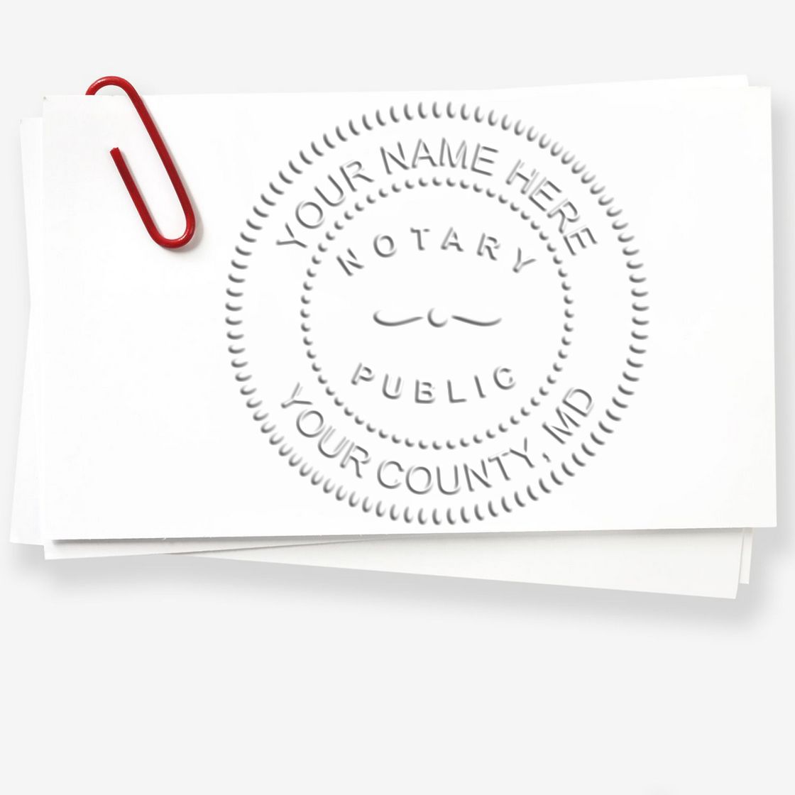 MD Notary Seal and MD Notary Stamp Kit for Maryland Notaries - Engineer Seal Stamps