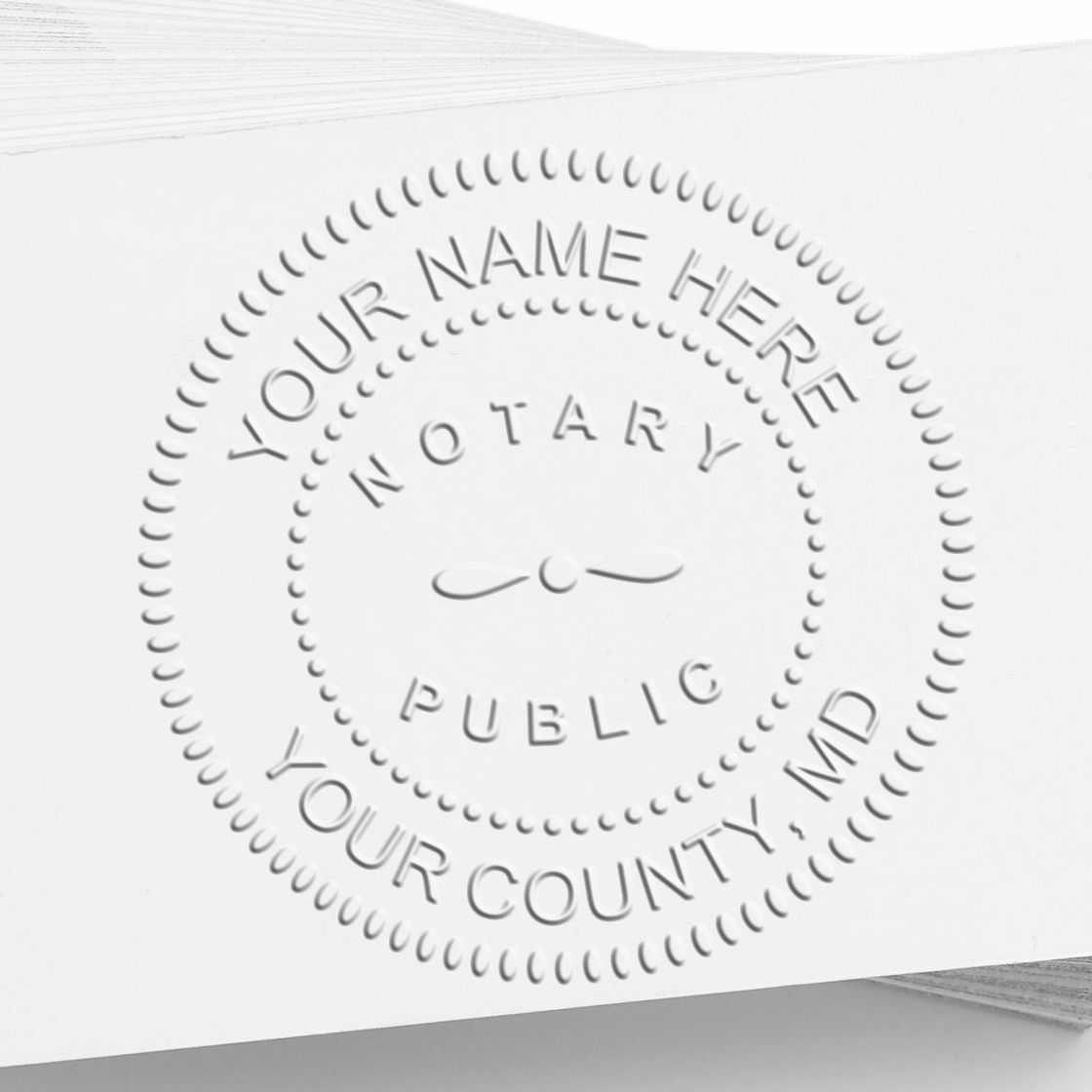 Rectangular PSI Maryland Notary Stamp and Maryland Notary Seal Bundle - Engineer Seal Stamps