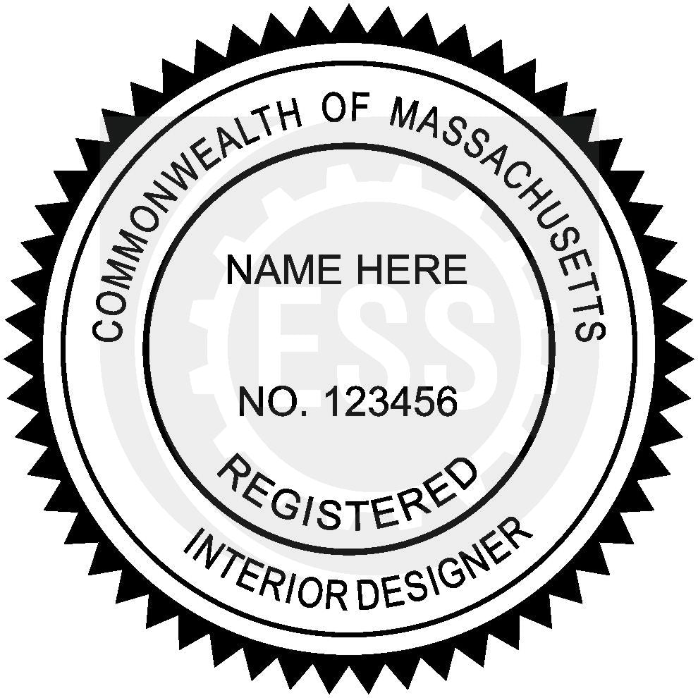 Massachusetts Interior Designer Seal Setup