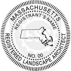 Massachusetts Landscape Architect Seal Setup