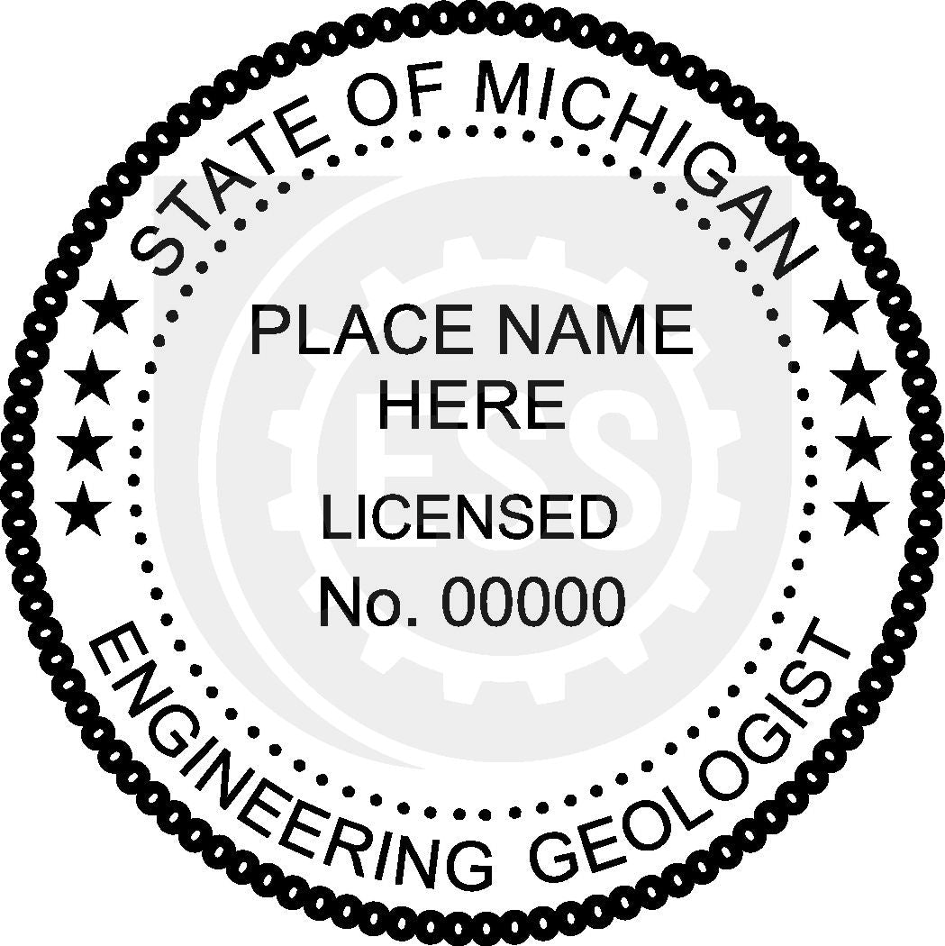 Michigan Engineering Geologist Seal Setup