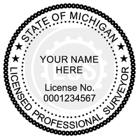 Michigan Land Surveyor Seal Setup