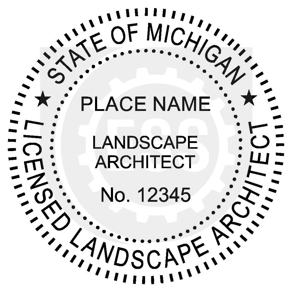 Michigan Landscape Architect Seal Setup
