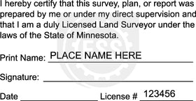 Minnesota Land Surveyor Seal Setup