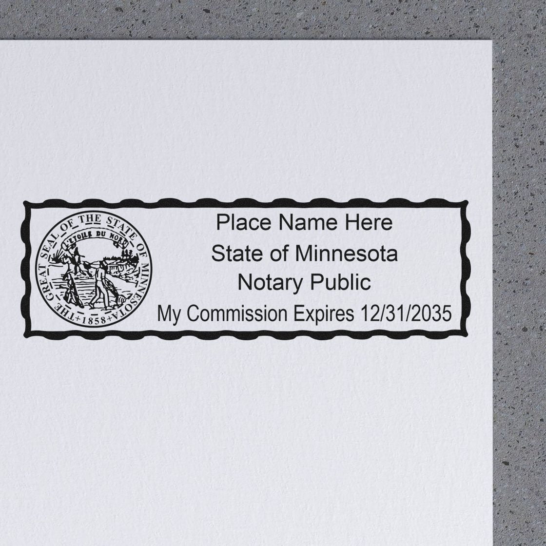 Minnesota Notary Kit with Notary Slim Stamps - Engineer Seal Stamps