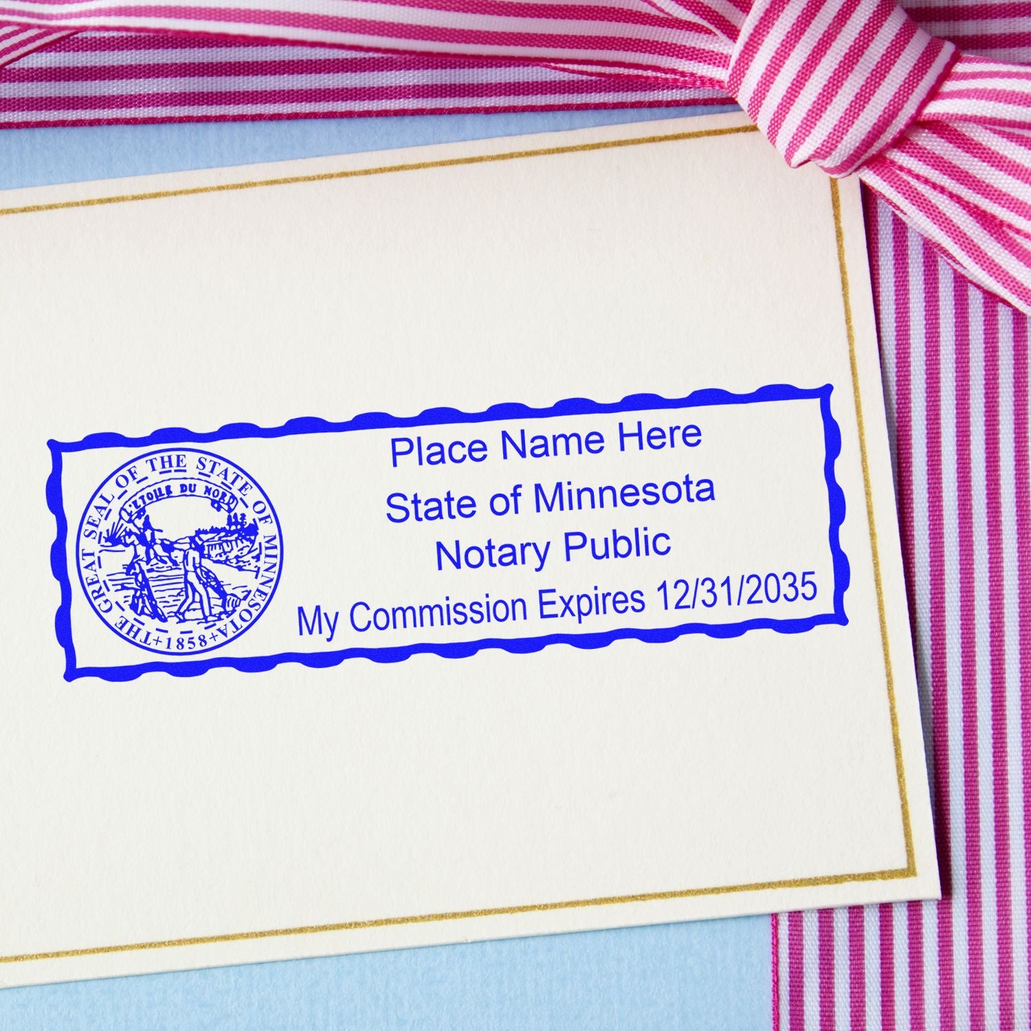Minnesota Notary Public Kit with Rubber Stamps - Engineer Seal Stamps