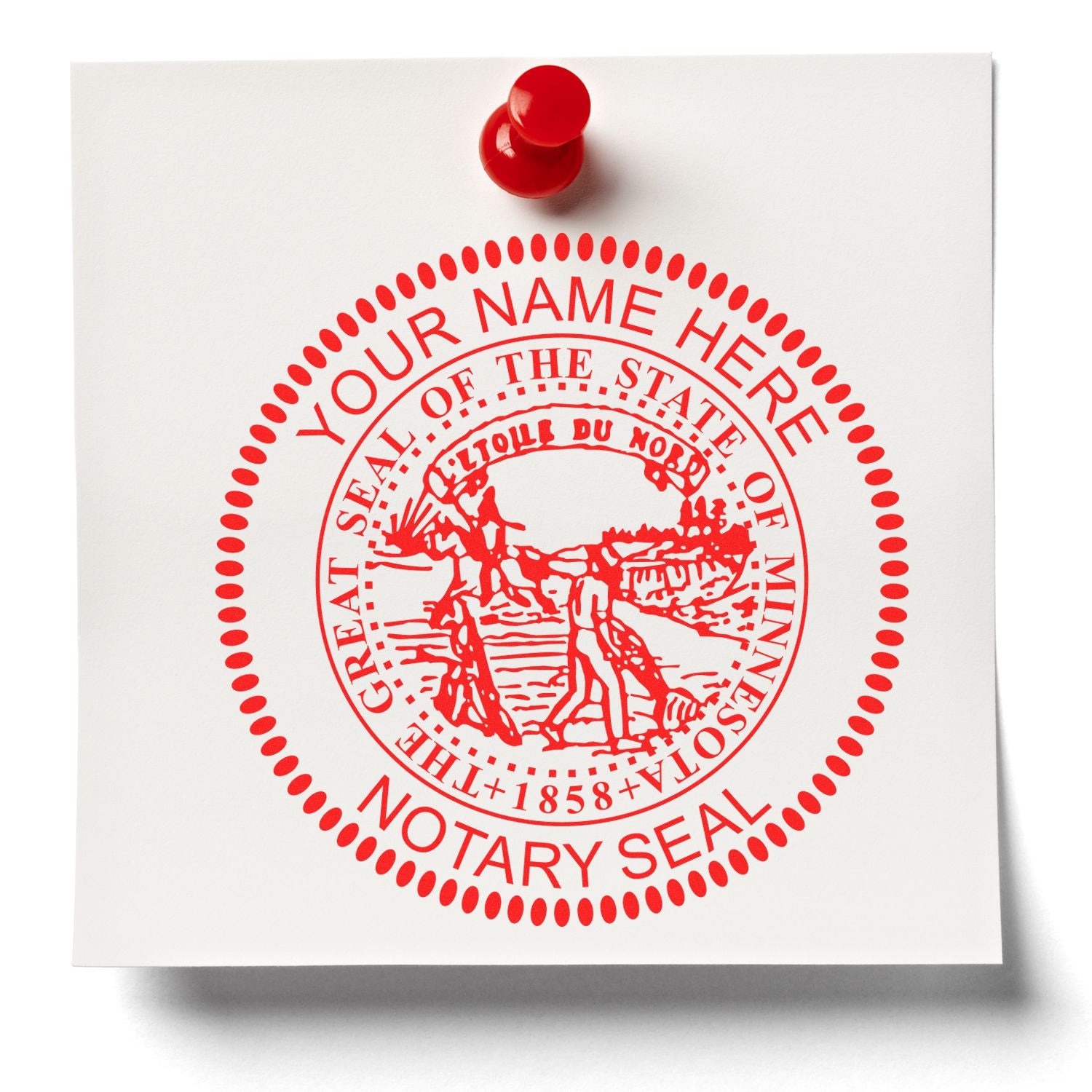 MaxLight Notary Stamp Kit for Minnesota - Engineer Seal Stamps