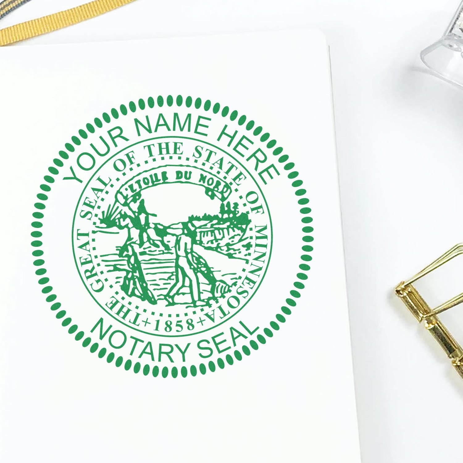 MN Notary Kit with Slim Stamps - Engineer Seal Stamps