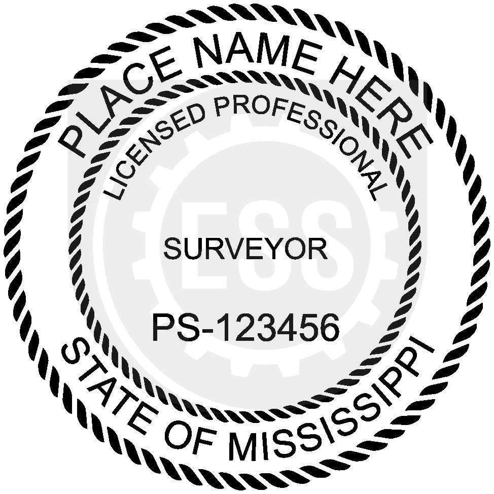 Mississippi Land Surveyor Seal Setup