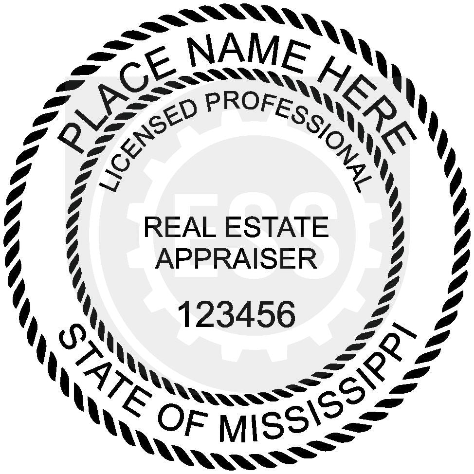 Mississippi Real Estate Appraiser Seal Setup