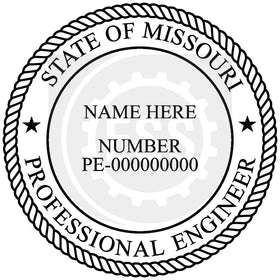 Missouri Engineer Seal Setup