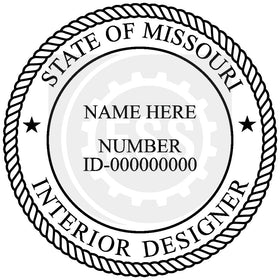 Missouri Interior Designer Seal Setup