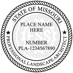 Missouri Landscape Architect Seal Setup