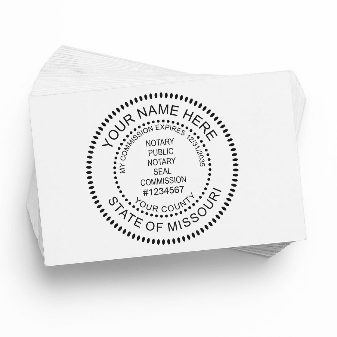 Notary Stamp and Seal for Missouri Bundle Kit - Engineer Seal Stamps