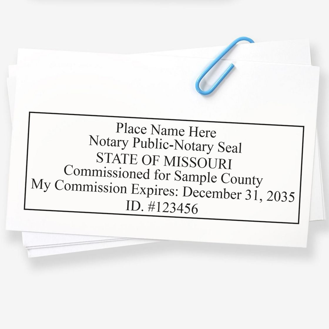 MO Notary Seal and MO Notary Stamp Kit for Missouri Notaries - Engineer Seal Stamps