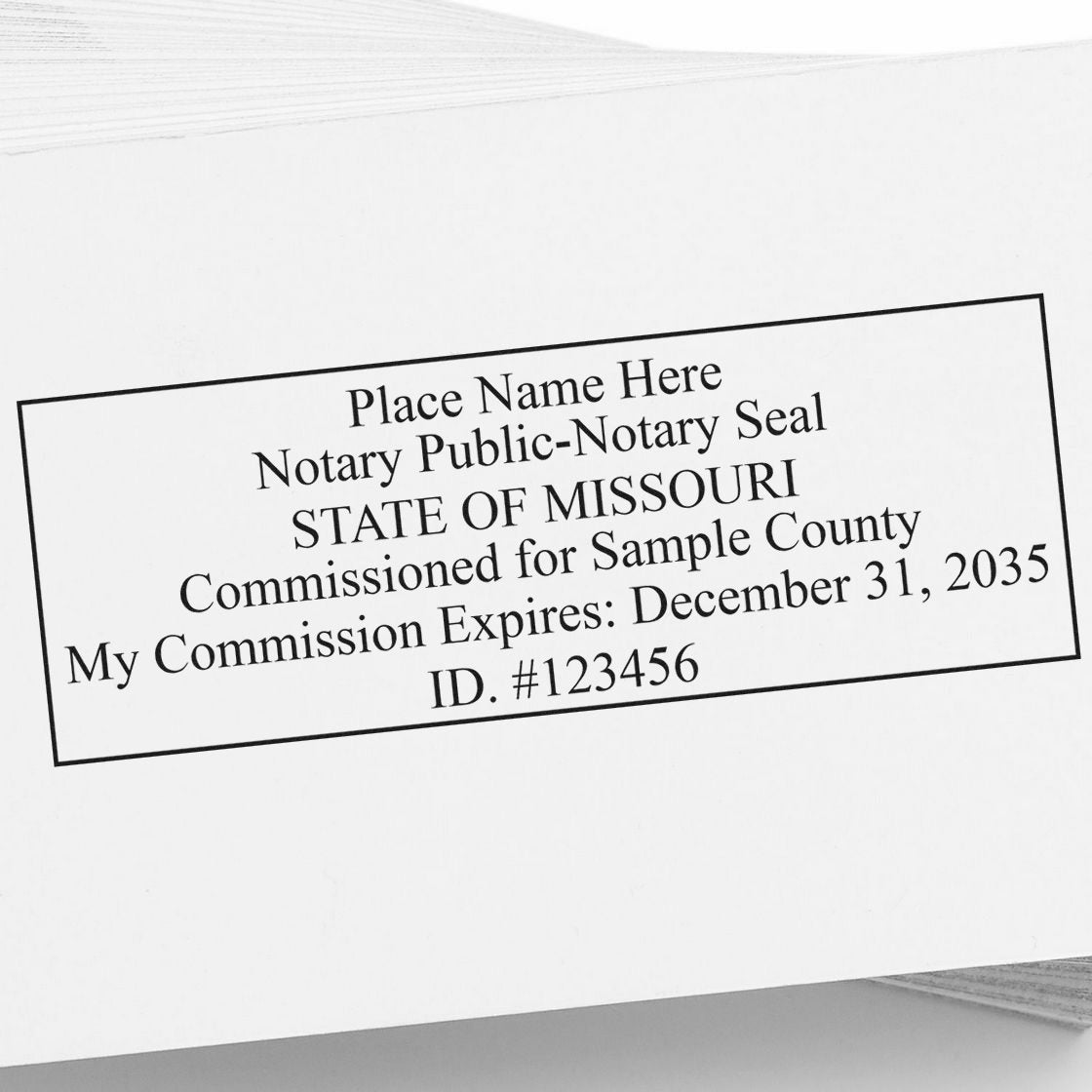 Notary Seal MO and Notary Stamp Missouri Bundle Kit - Engineer Seal Stamps