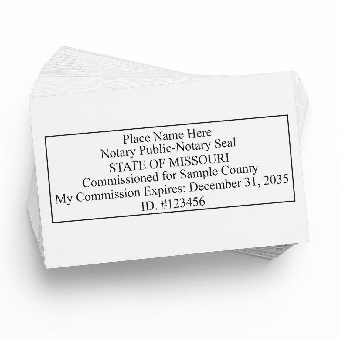 Rectangular Slim and Hybrid Seal Missouri Notary Supply Stamp and Seal Kit - Engineer Seal Stamps