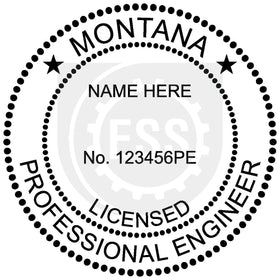 Montana Engineer Seal Setup
