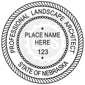 Nebraska Landscape Architect Seal Setup