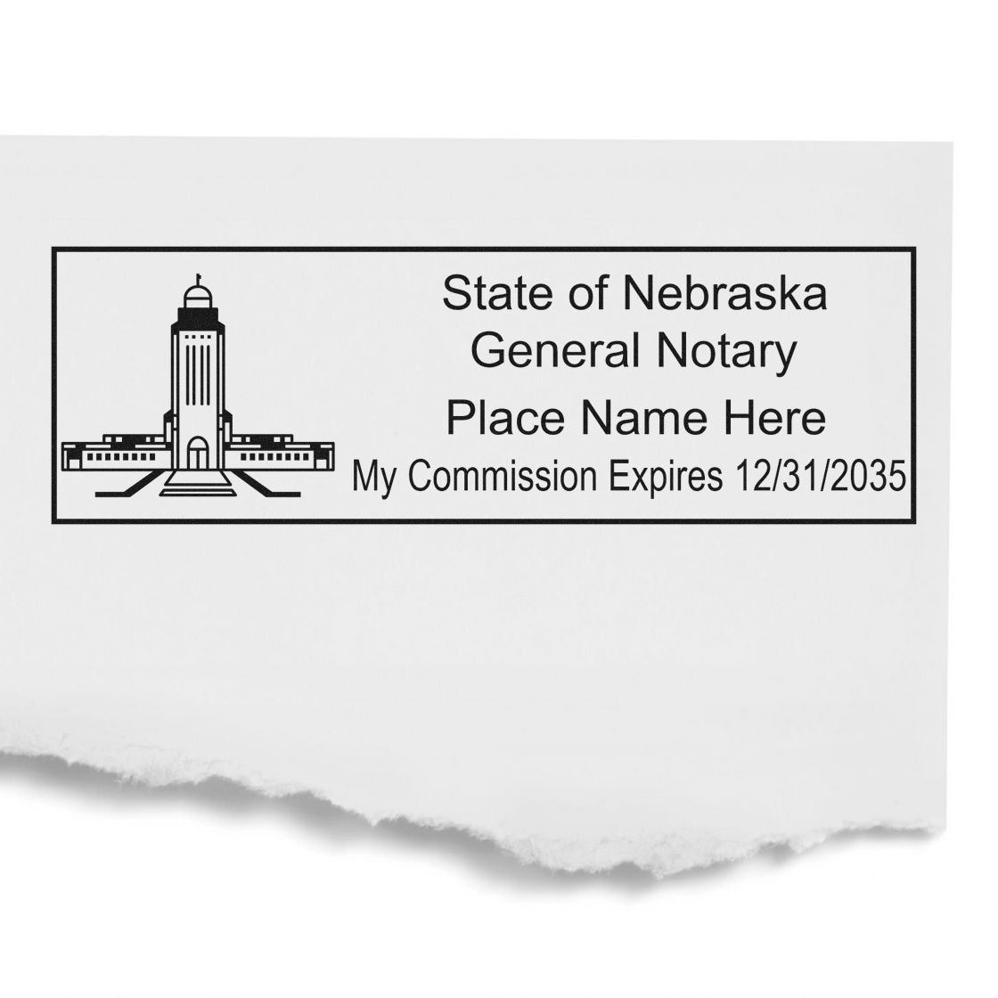 MaxLight Pre-Inked Notary Stamp Package for Nebraska - Engineer Seal Stamps